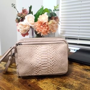 Genuine leather belt bag, Tan